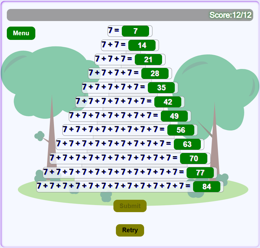 Repeated Addition Example 2