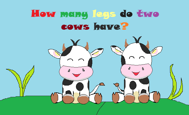 Addition example using cows