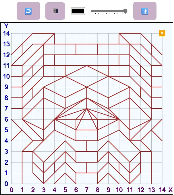 Drawing Game to Learn Coordinates X Y