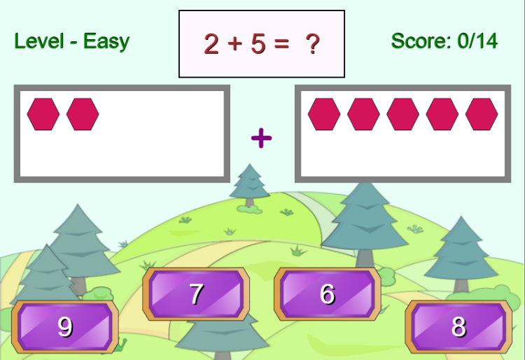 Find the Sum - Math Game
