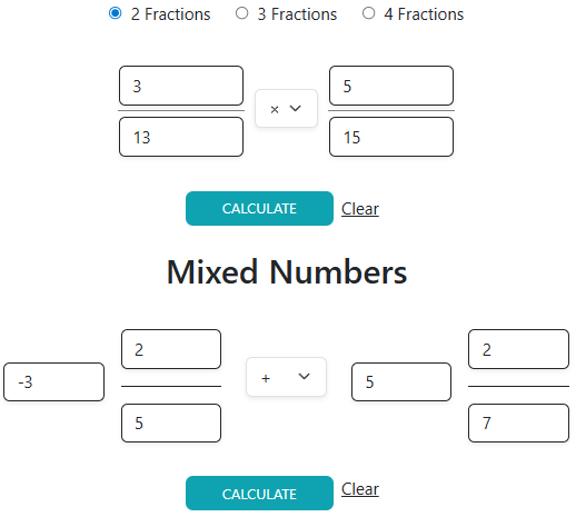 Fraction Calculator