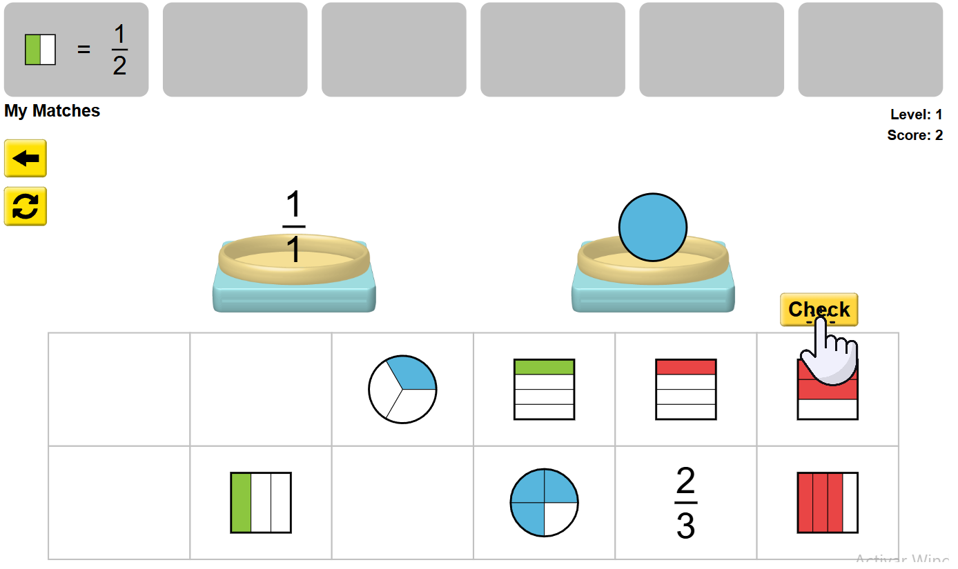 Fraction Matcher: Game