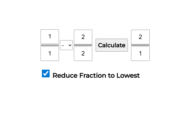 All Fractions Calculator