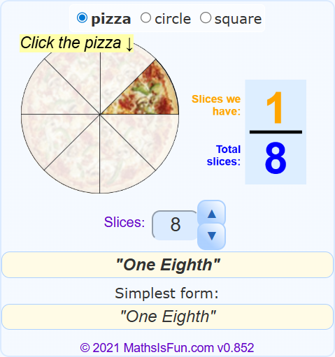 Showing Fractions: Tool for Visualizing Fractions