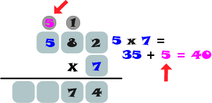 multiplication regrouping example step 8