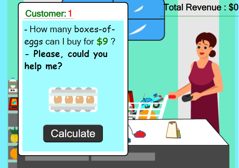 Fractions with Cooking Game