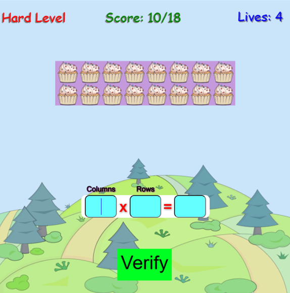 Repeated Addition to multiply with arrays