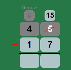 subtraction regrouping example
